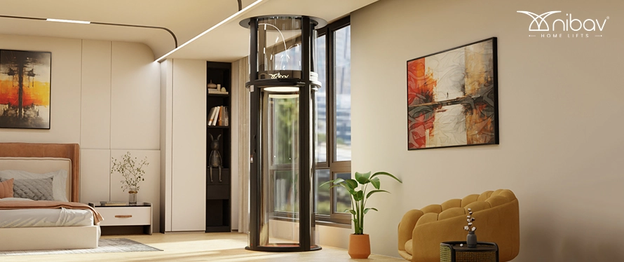 Pneumatic Elevators vs. Machine Room-Less (MRL) Elevators - Nibav Home Lifts