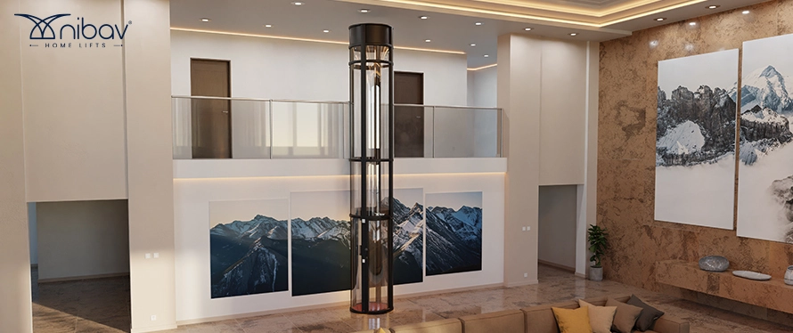 Vacuum Home Lift for House in Malaysia - Nibav Home Lifts