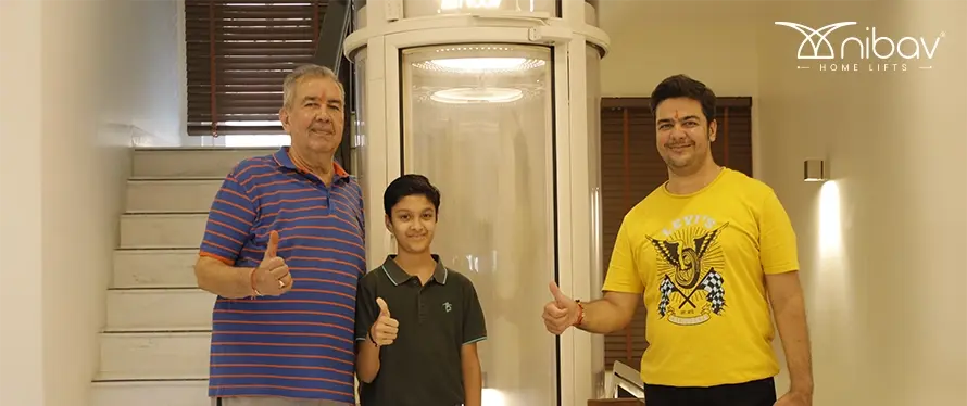 Vacuum Home Lifts handover in Penang - Nibav Lifts